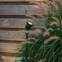 Prikspot zwart verstelbaar IP44 incl. snoer en stekker - Basic