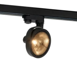 Railspot zwart voor 3-fase rail GU10 111mm - 3-Phase Master Honey