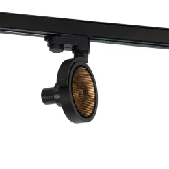 Railspot zwart voor 3-fase rail GU10 111mm - 3-Phase Master Honey