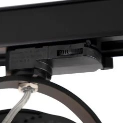 Railspot zwart voor 3-fase rail GU10 111cm - 3-Phase Expert
