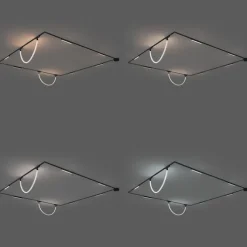 Railsysteem met 6 plafondlampen en 2 hanglampen zwart 1-fase - Magnetic Marra Tautau