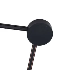 Railsysteem met 6 plafondlampen en 2 hanglampen zwart 1-fase - Magnetic Marra Tautau