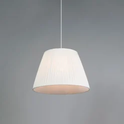 Retro hanglamp crème 45 cm - Plisse