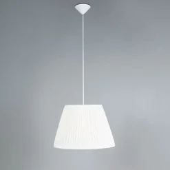 Retro hanglamp crème 45 cm - Plisse