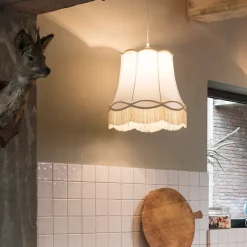 Retro hanglamp crème 45 cm - Granny