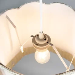 Retro hanglamp crème 45 cm - Granny