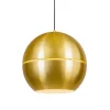 Retro hanglamp goud 40 cm - Slice