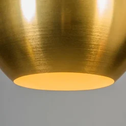 Retro hanglamp goud 40 cm - Slice