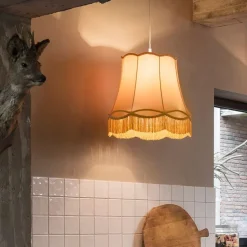 Retro hanglamp goud 45 cm - Granny