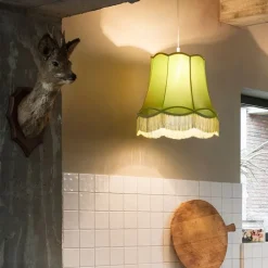 Retro hanglamp groen 45 cm - Granny