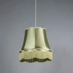 Retro hanglamp groen 45 cm - Granny