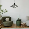 Retro hanglamp groen rond - Halo Cirque