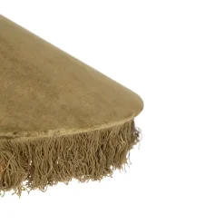 Retro hanglamp groen velours met franjes - Frills