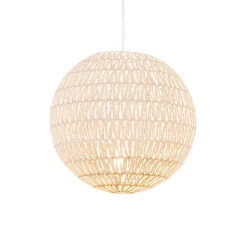 Retro hanglamp wit 40 cm - Lina Ball 40