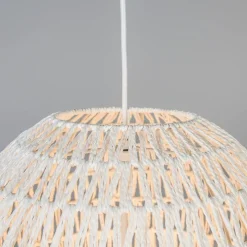 Retro hanglamp wit 40 cm - Lina Ball 40