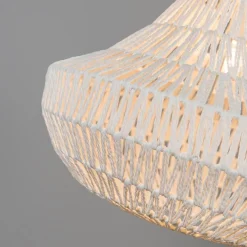 Retro hanglamp wit 50 cm - Lina Cono 50