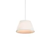 Retro hanglamp wit 35 cm - Plisse