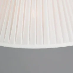 Retro hanglamp wit 35 cm - Plisse