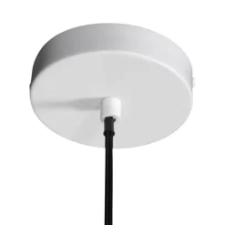 Retro hanglamp wit rond - Halo Cirque
