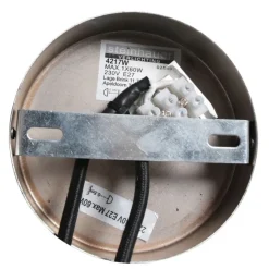 Retro hanglamp wit rond - Halo Cirque