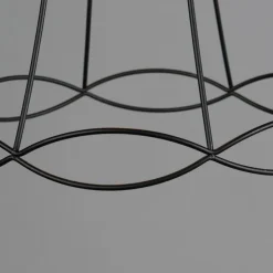 Retro hanglamp zwart 35 cm - Granny Frame