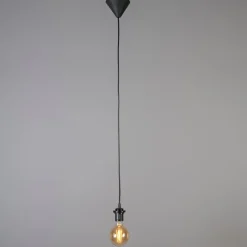 Retro hanglamp zwart 35 cm - Granny Frame