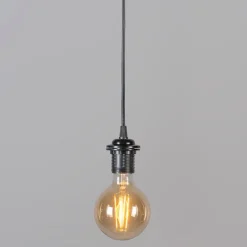 Retro hanglamp zwart 50 cm - Granny Frame