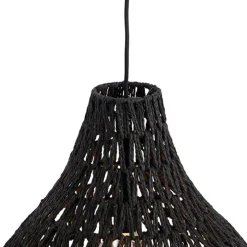 Retro hanglamp zwart 45 cm - Lina Drop