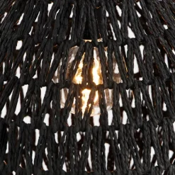 Retro hanglamp zwart 45 cm - Lina Drop