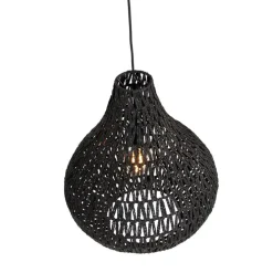 Retro hanglamp zwart 45 cm - Lina Drop