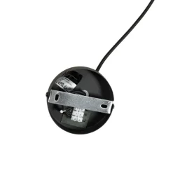 Retro hanglamp zwart met gouden binnenkant - Jinte