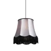 Retro hanglamp zwart met grijs 45 cm - Granny