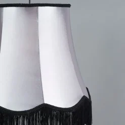 Retro hanglamp zwart met grijs 45 cm - Granny