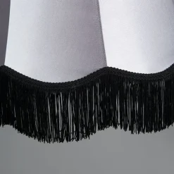 Retro hanglamp zwart met grijs 45 cm - Granny