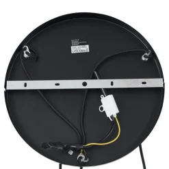 Retro hanglamp zwart met oranje 3-lichts - Felt