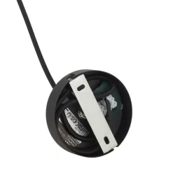 Retro hanglamp zwart met helder glas 35 cm - Eclipse