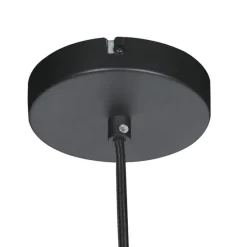 Retro hanglamp zwart rond - Halo Cirque
