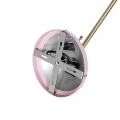 Retro plafondlamp roze met brons - Milou