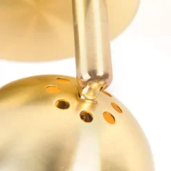 Retro plafondspot messing rond - Gissi