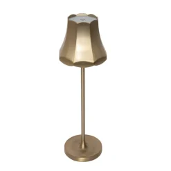 Retro tafellamp goud oplaadbaar IP44 - Granny