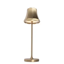 Retro tafellamp goud oplaadbaar IP44 - Granny