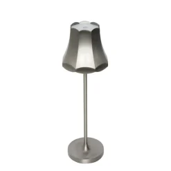 Retro tafellamp gunmetal oplaadbaar IP44 - Granny