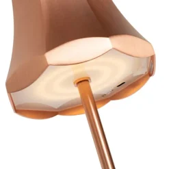 Retro tafellamp koper oplaadbaar IP44 - Granny