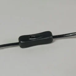 Retro tafellamp messing met Granny frame zwart 25 cm - Kaso