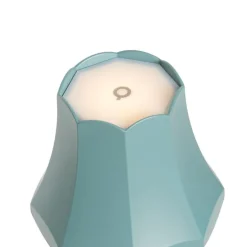 Retro tafellamp mineraal blauw oplaadbaar IP44 - Granny