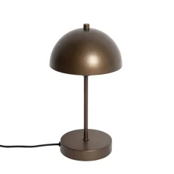 Retro tafellamp mushroom donkerbrons - Magnax Mini