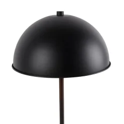 Retro tafellamp mushroom zwart met goud - Magnax