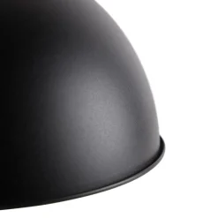 Retro tafellamp mushroom zwart met goud - Magnax