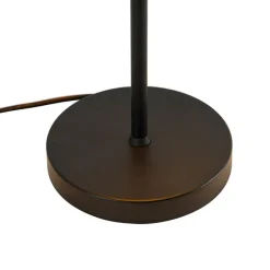 Retro tafellamp mushroom zwart met goud - Magnax