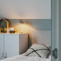 Retro tafellamp mushroom beige - Magnax Mini